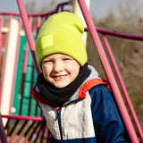 Hot Paws Boys Black Knit Neck Warmer