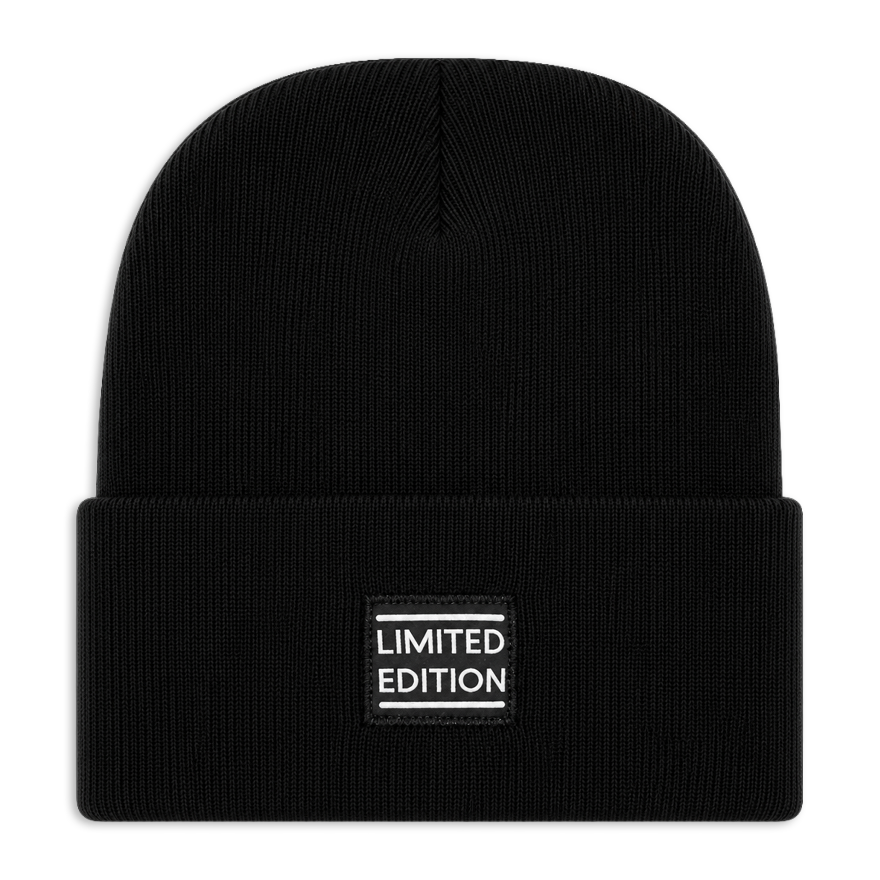 Knit Beanie with Patch - Boys