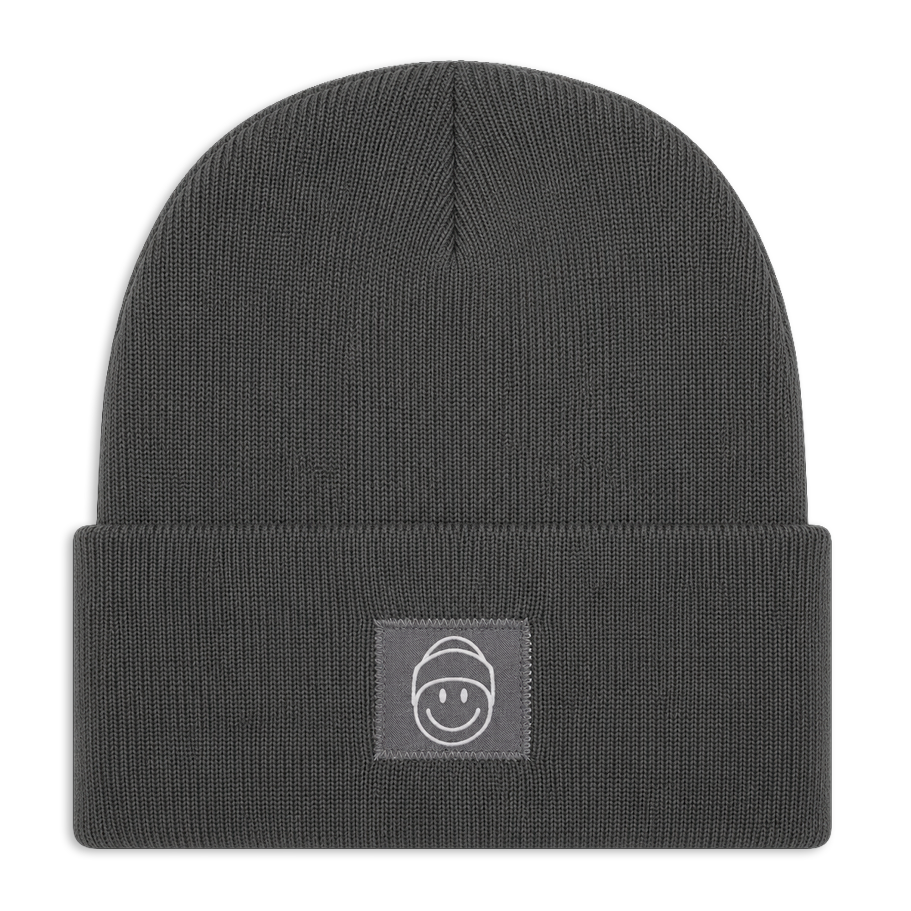 Knit Beanie with Patch - Boys