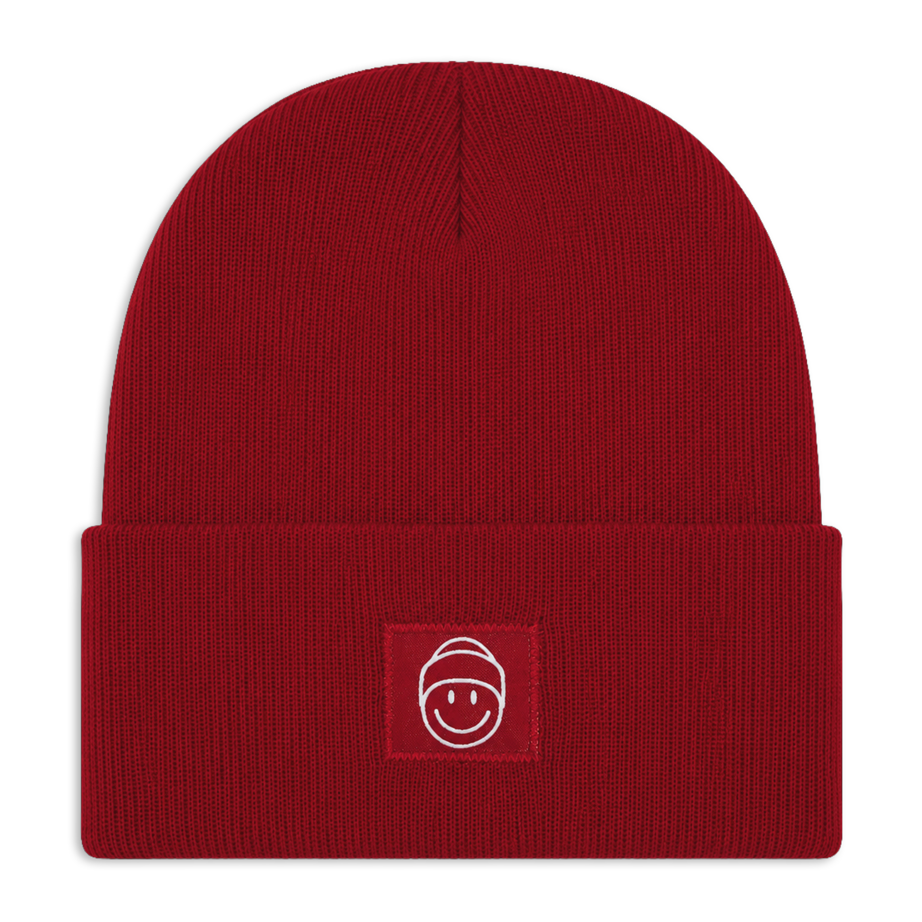 Knit Beanie with Patch - Boys