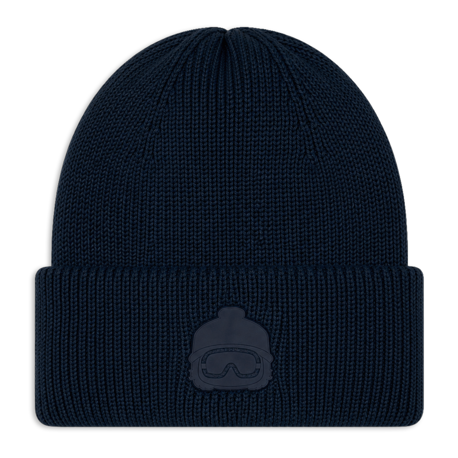 Knit Hat with Sports Patch - Boys