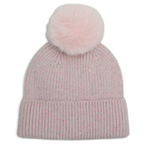 Bonnet en maille orné d'un pompon - Enfant