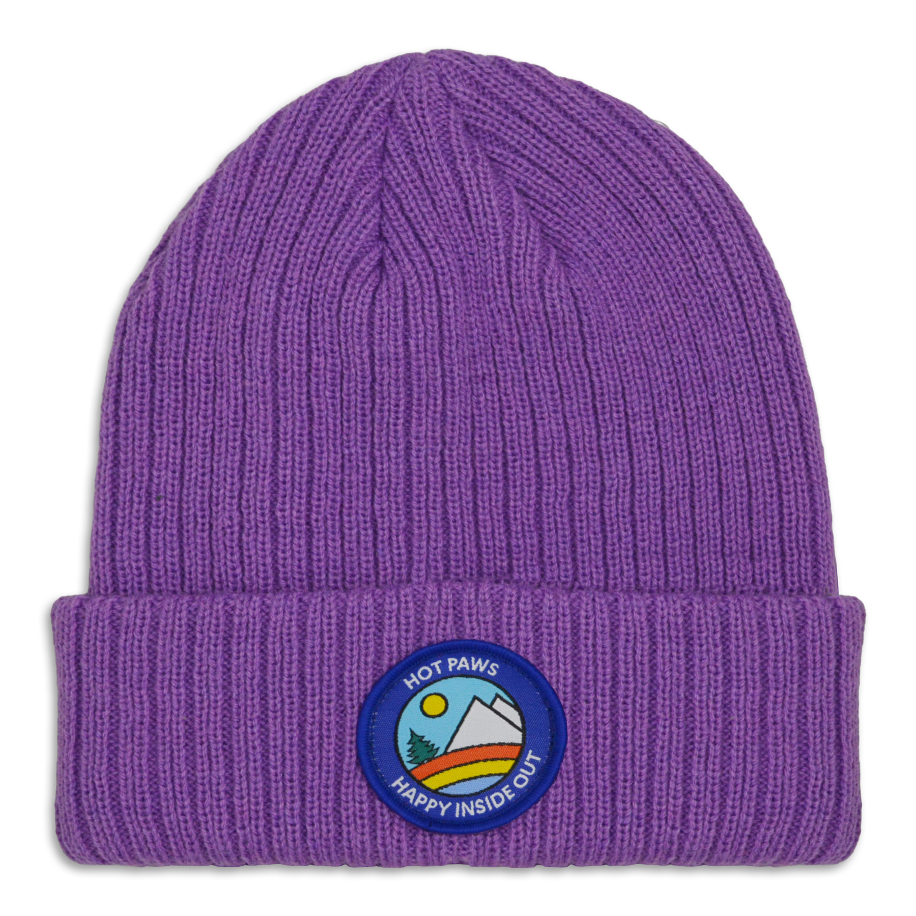 Knit Hat with Patch - Children