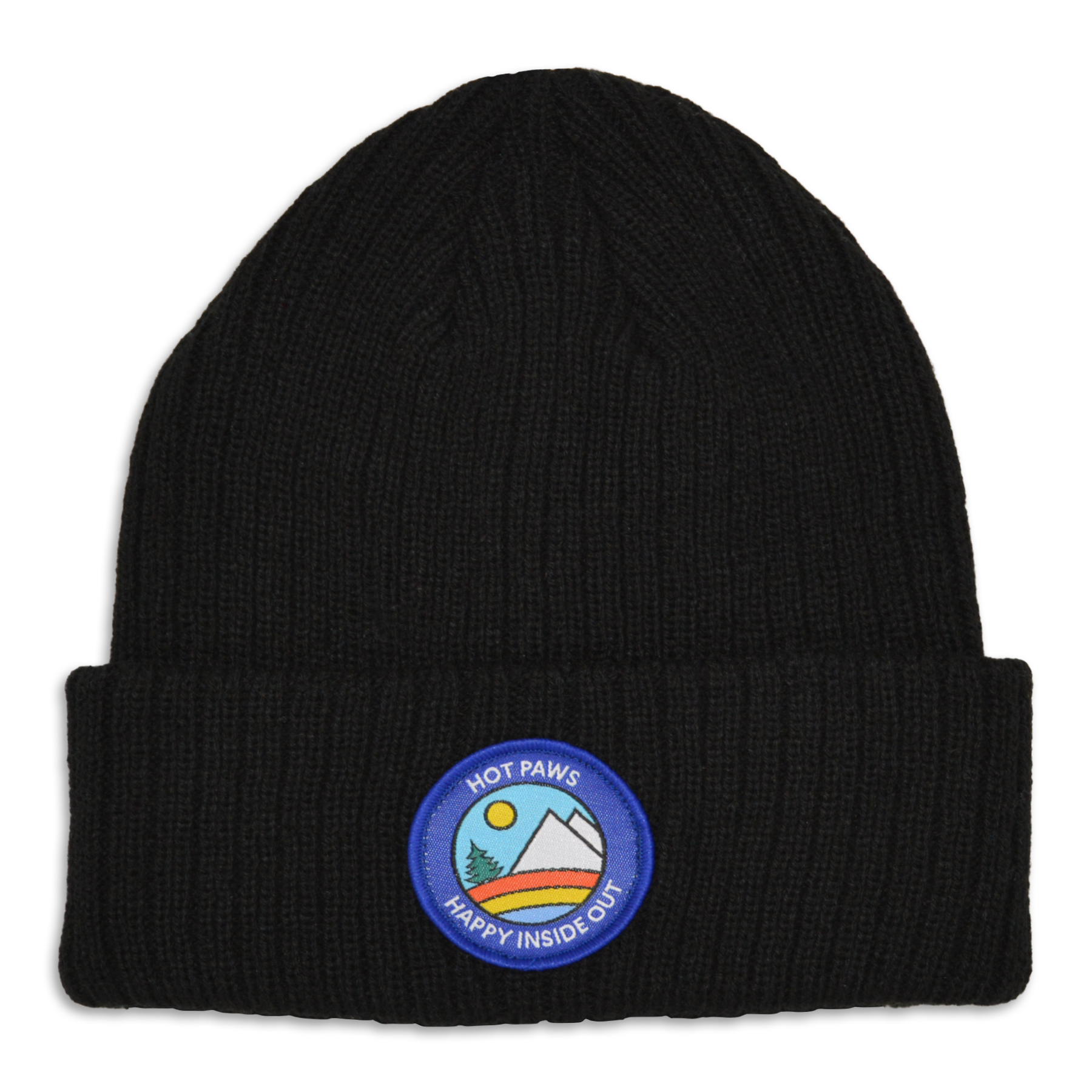 Knit Hat with Patch - Children