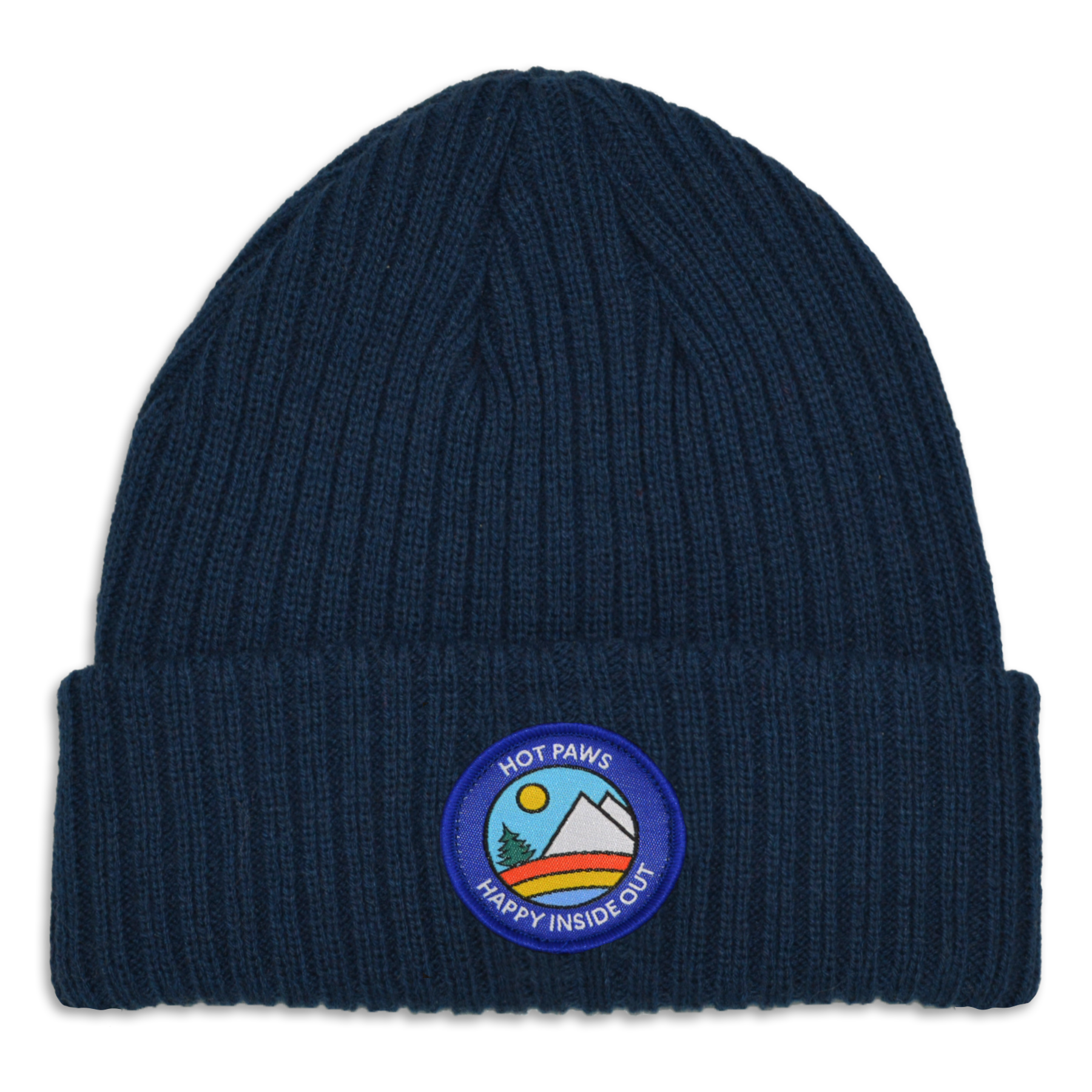 Knit Hat with Patch - Children