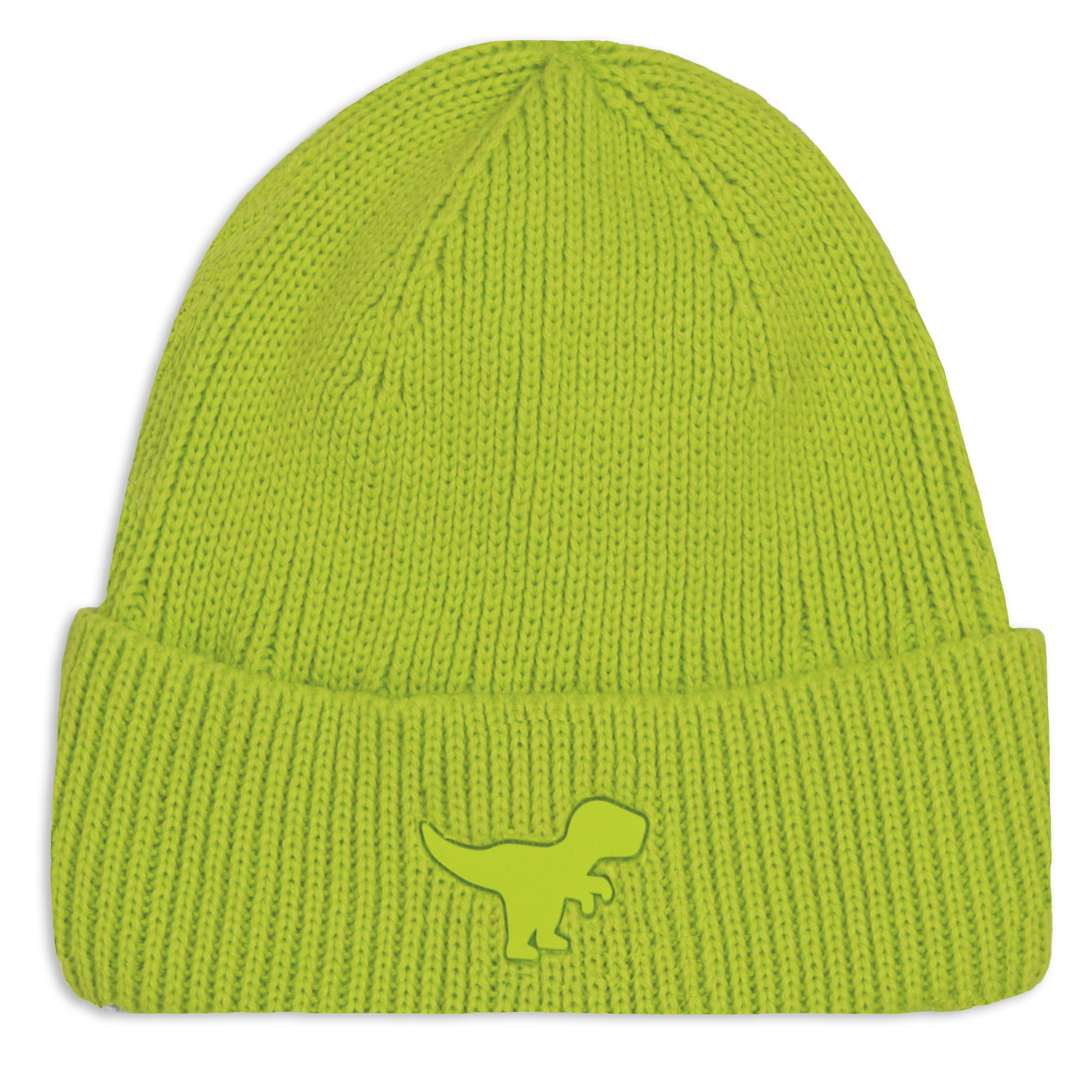Knit Hat with Trendy Patch - Children