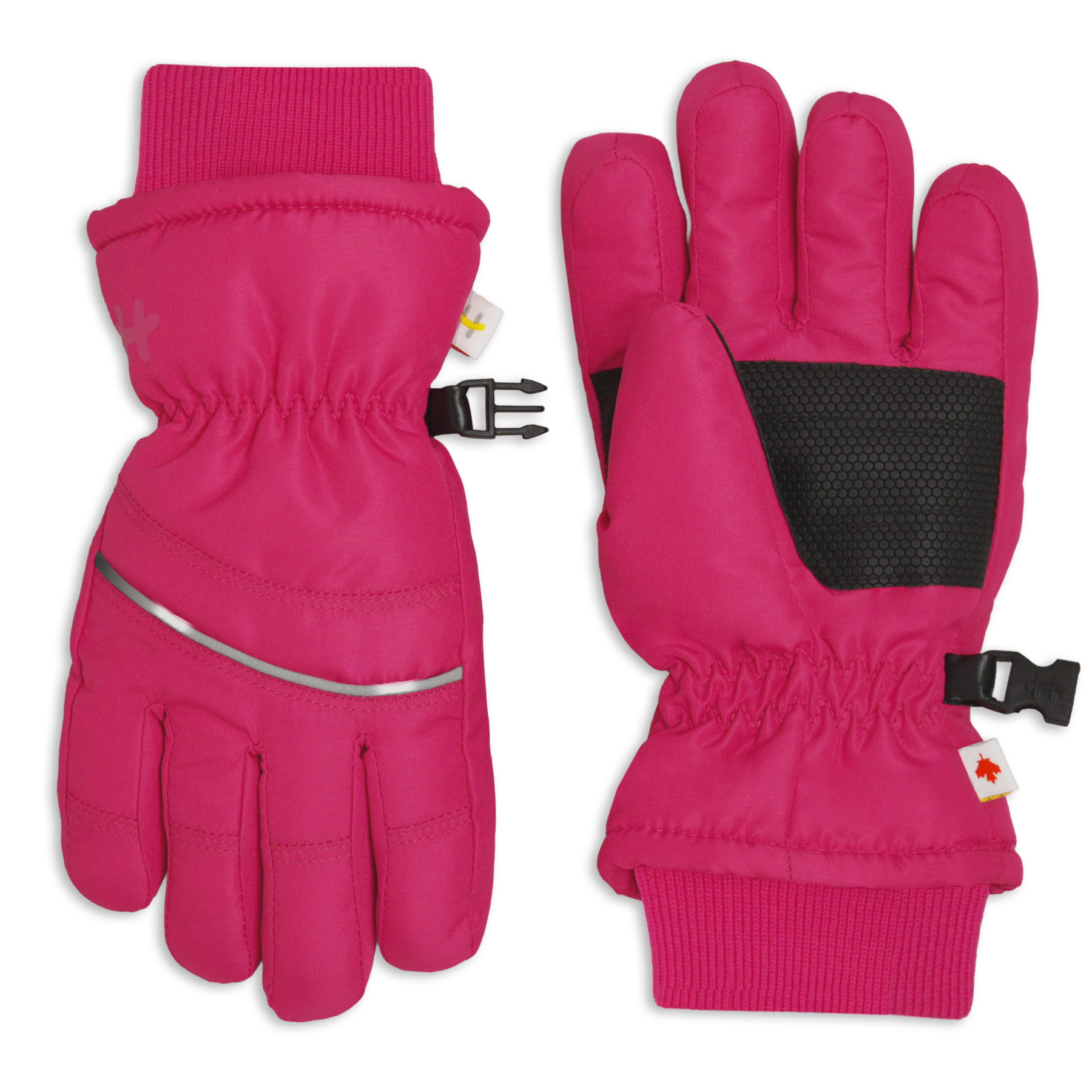 Reflective Knit Cuff Gloves - Children