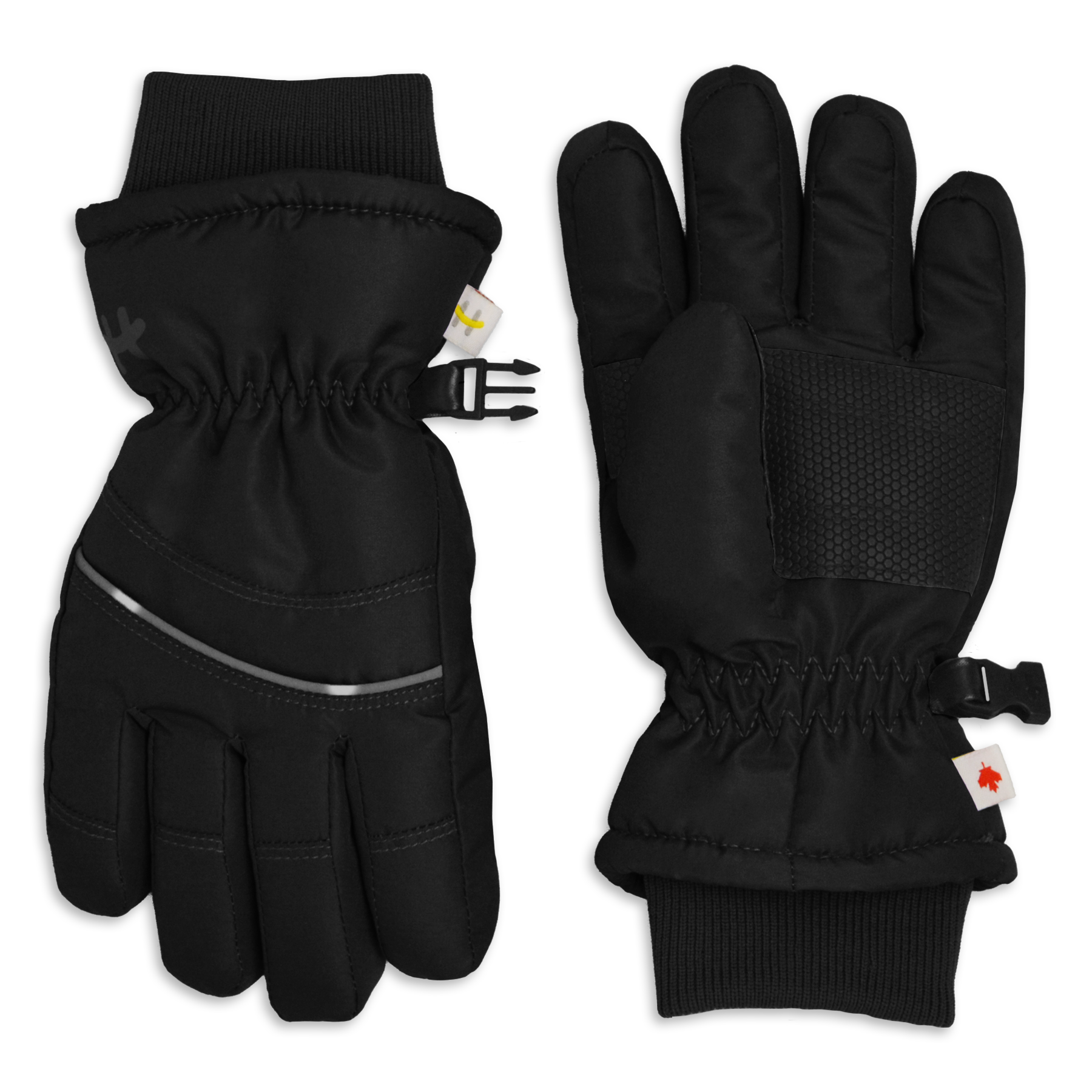 Reflective Knit Cuff Gloves - Children