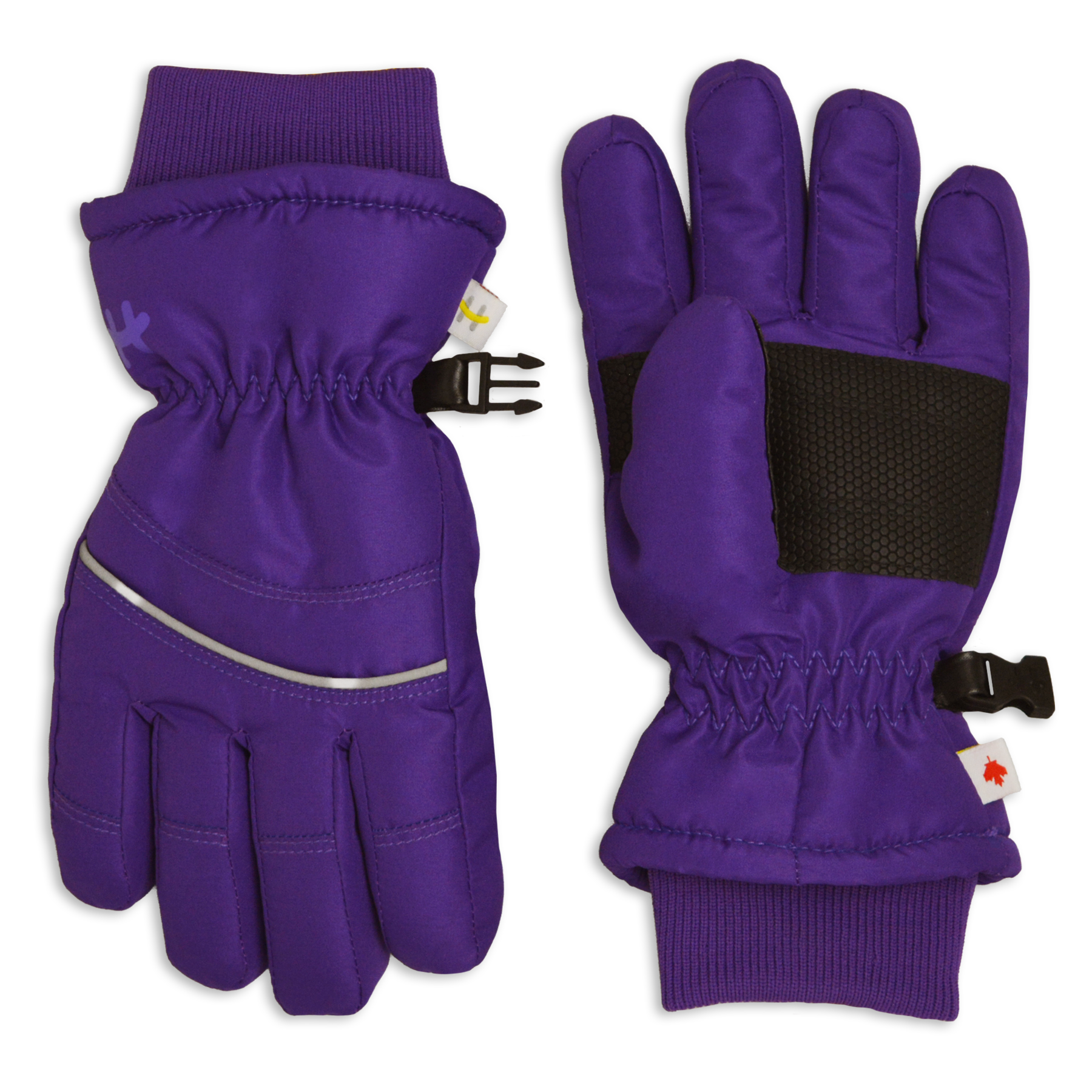 Reflective Knit Cuff Gloves - Children