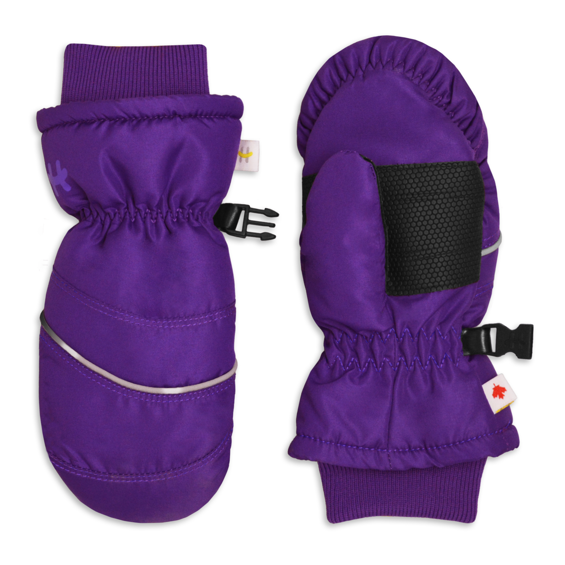 Reflective Knit Cuff Mitts - Children