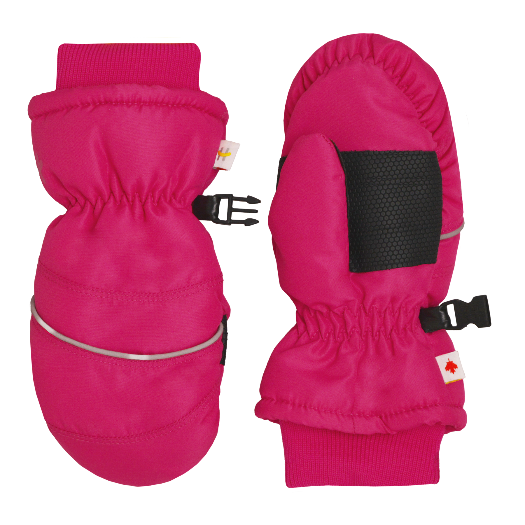 Reflective Knit Cuff Mitts - Children