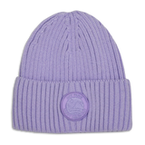 Bonnet en maille côtelée avec patch - Filles