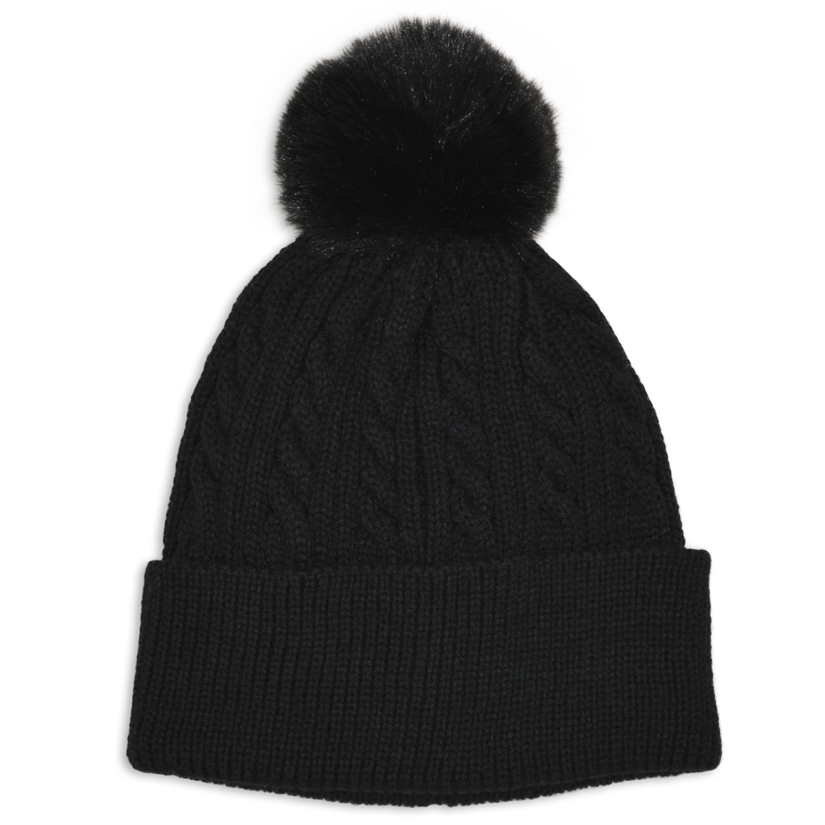 Cable Knit Hat with Pom Pom - Girls – Hot Paws