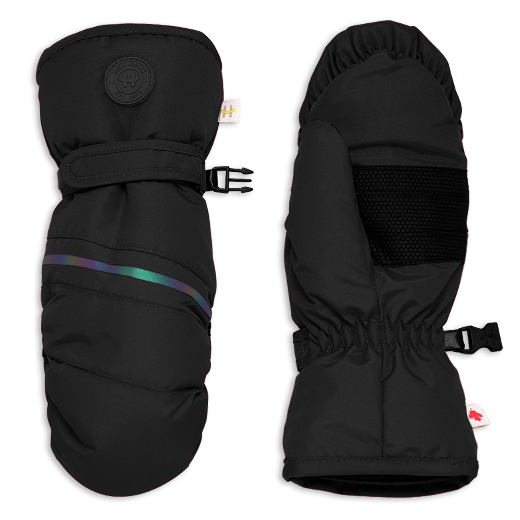 Reflective Adjustable Mitts - Girls