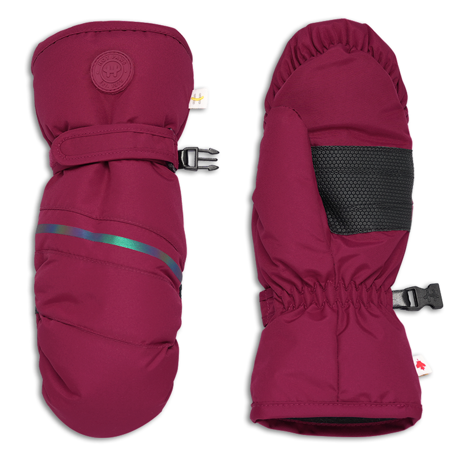 Reflective Adjustable Mitts - Girls