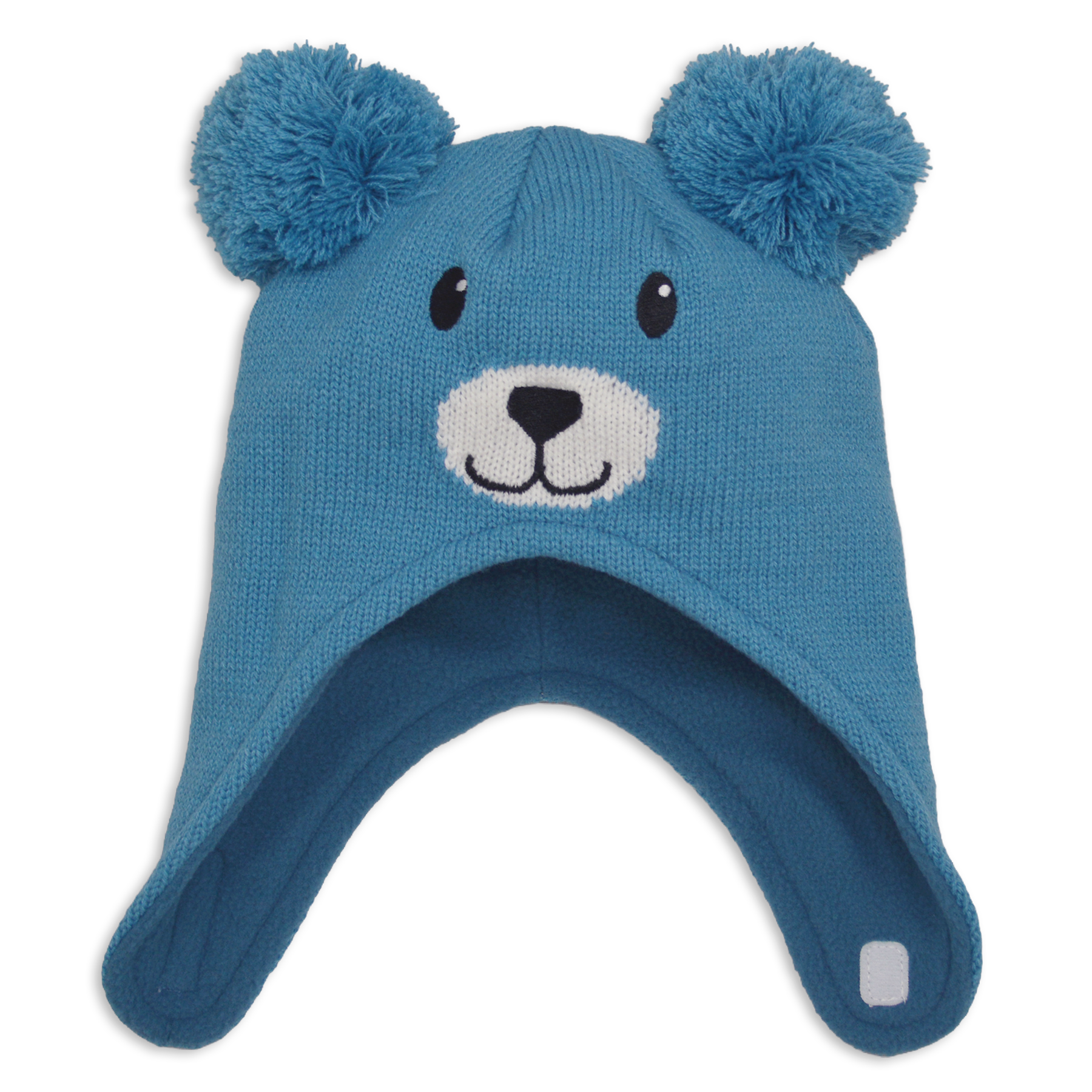 Bonnet ours avec pompons – Bébés