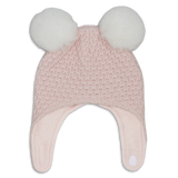 Bonnet tricoté avec pompons - Bébés
