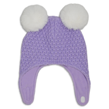 Bonnet tricoté avec pompons - Bébés