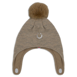 Bonnet Smiley avec pompon - Bébés