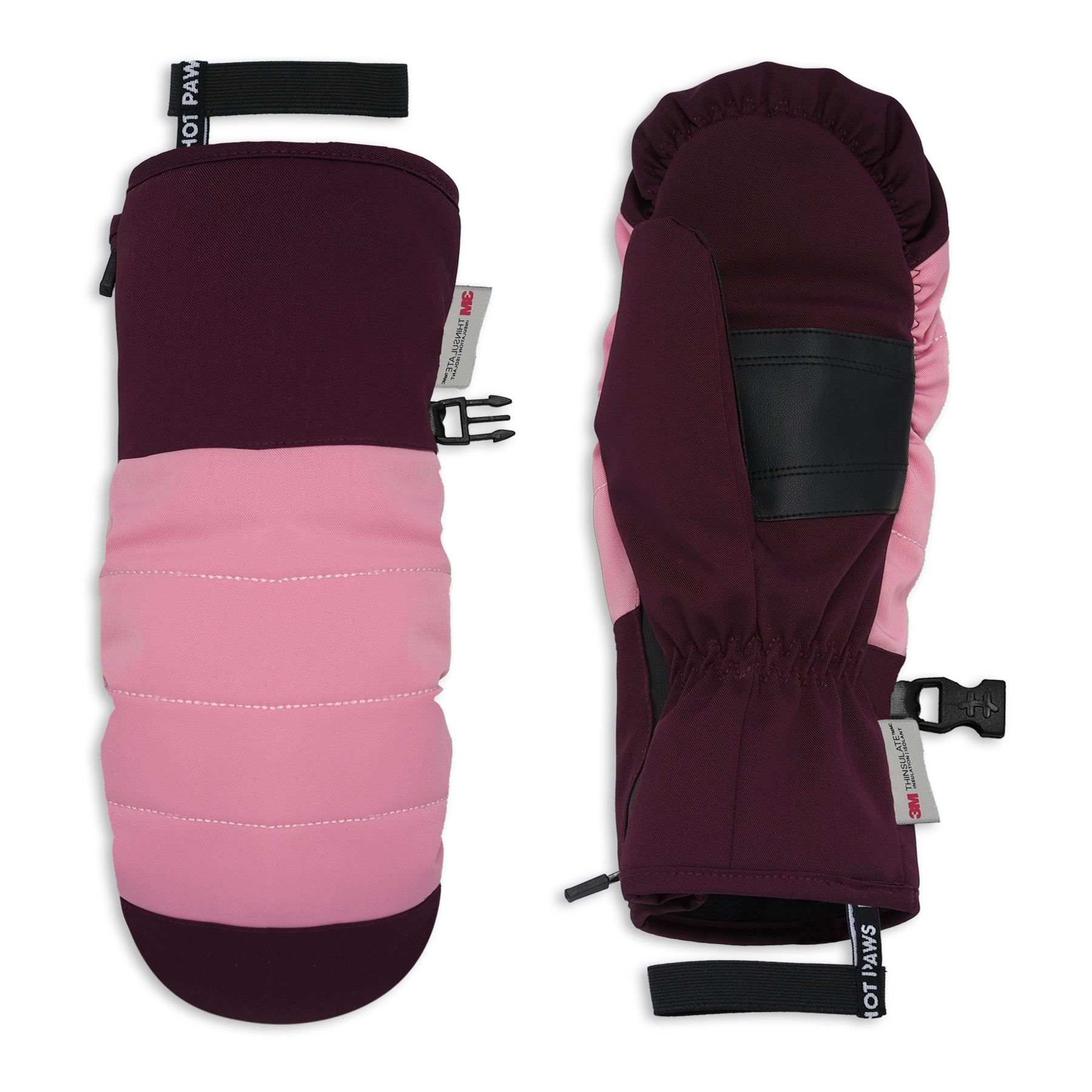 Premium Waterproof Ski Mitts - Women