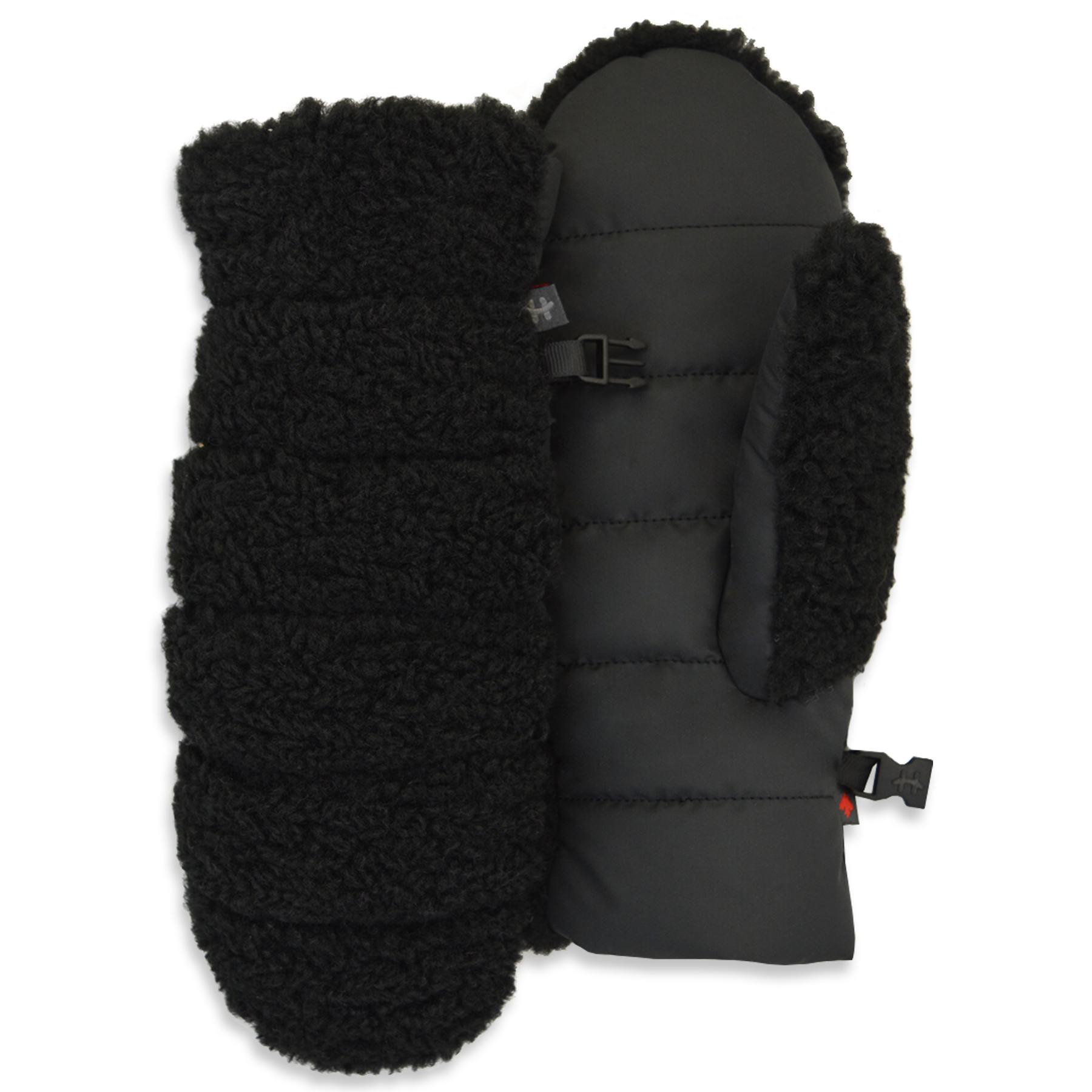 Sherpa Puffer Mitts - Women