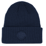 Bonnet en tricot avec écusson brodé – Homme