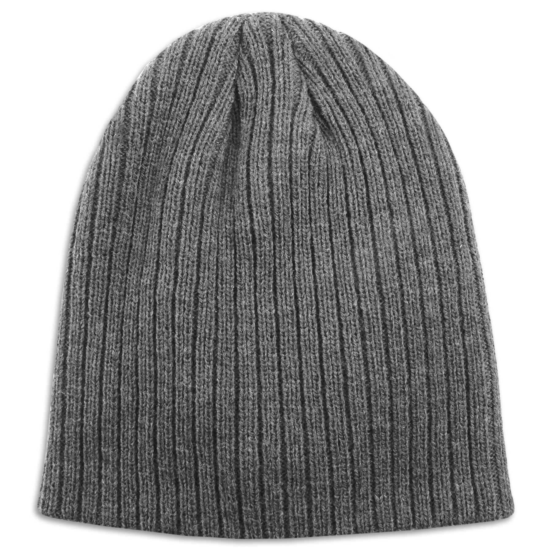 Ribbed Knit Beanie - Men