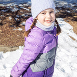 Bonnet côtelé en maille souple - Fille