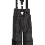 Hot Paws Black Boy's Winter Snow Pants with straps and Reflective Features