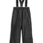 Hot Paws Black Boy's Winter Snow Pants with straps and Reflective Features