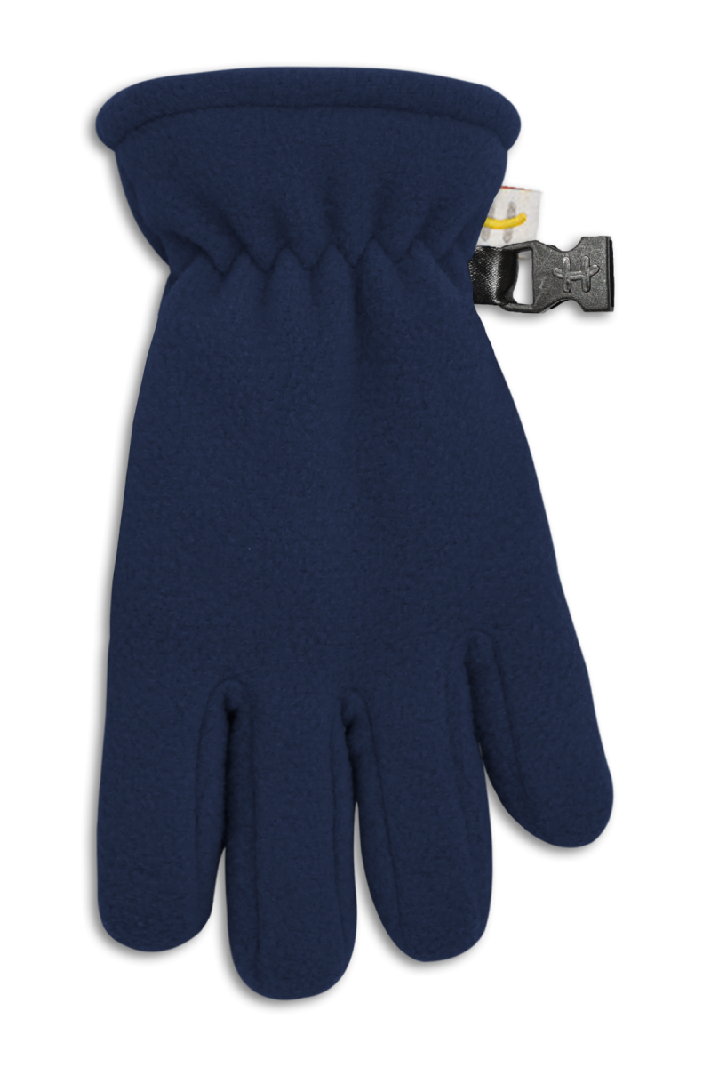 Fleece Lined Kids Winter Gloves, Handknit Kids Mitten, Soft and