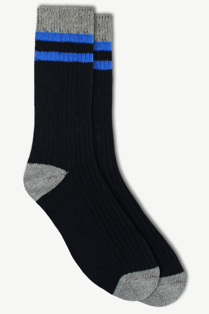 Hot Paws Boys Eclipse and Indigo Midmix Cabin Sock