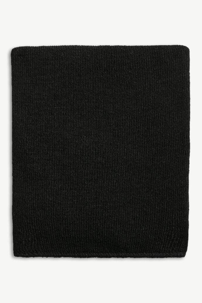 Hot Paws Boys Black Knit Neck Warmer