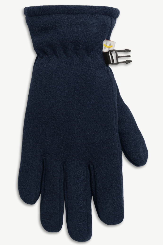 Navy Hot Paws Boys Black Soft Fleece Gloves