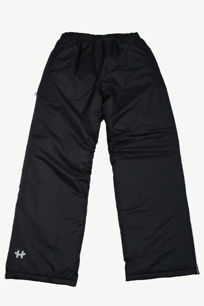 Hot Paws Black Boy's Winter Snow Pants with Reflective Features