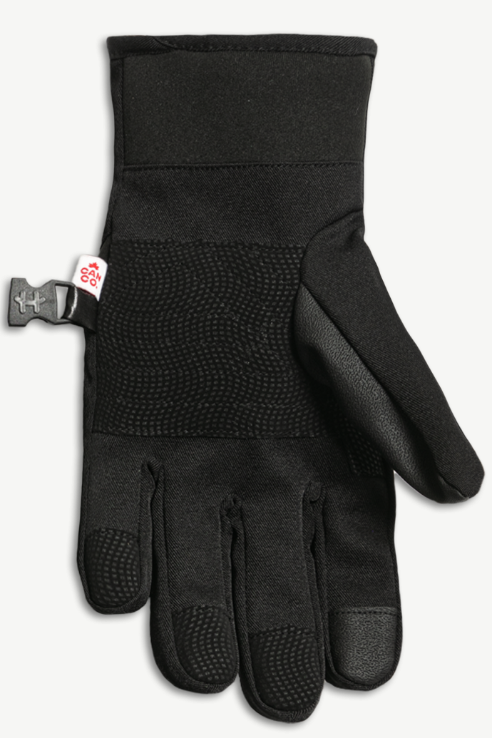 Hot Paws Boys Black Reflective Softshell Gloves