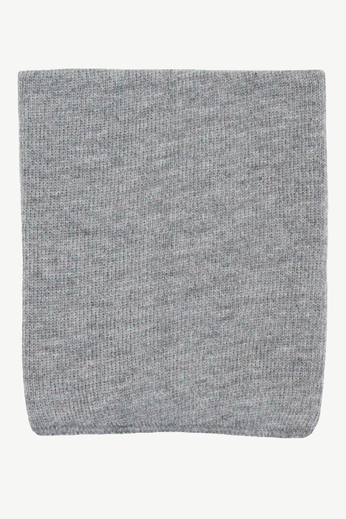 Hot Paws pebble mix grey knit neck warmer neck gaiter for girl's