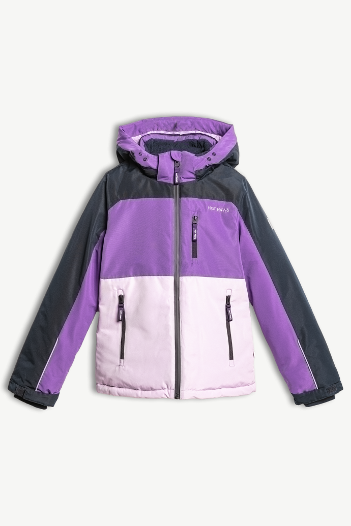 Hot Paws Grape Girl's Winter Jacket with Reflective Features