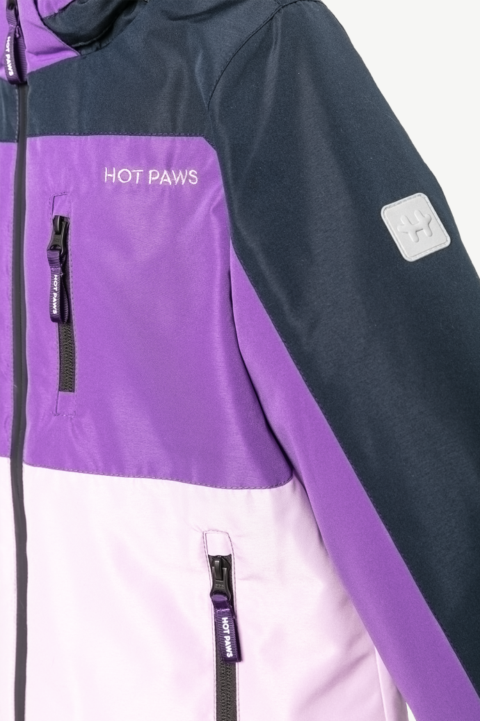 Hot Paws Grape Girl's Winter Jacket with Reflective Features