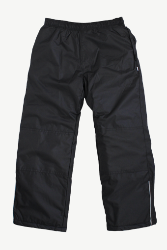 Hot Paws Black Girl's Winter Snow Pants with Reflective Features