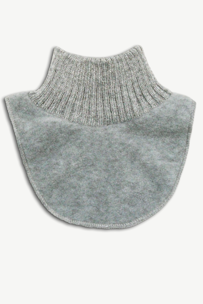 Hot Paws Fleece Infant Dickie Gray Pebble Mix Neck Warmer