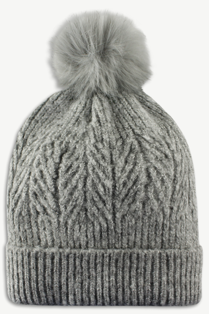 Hot Paws Pebble Mix one-size-fits-all Knit Winter Beanie for Women