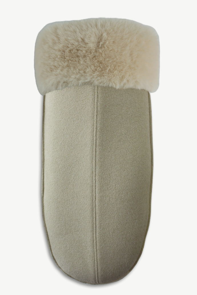 Ladies fur hotsell lined mittens